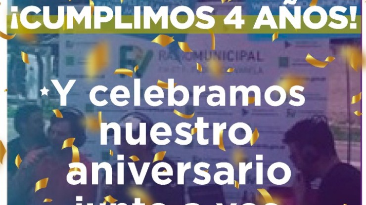 La Radio Municipal cumple 4 años